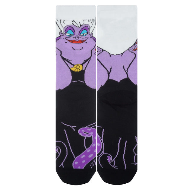 Cartoon Anime Print Socks Patrick Star Personalized Novelty SOCKS Men Women Breathable Cotton Superman Captain Avengers Socks