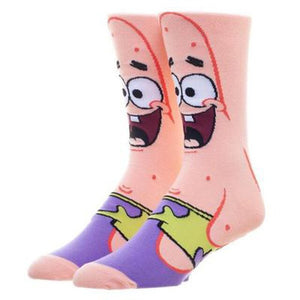 Cartoon Anime Print Socks Patrick Star Personalized Novelty SOCKS Men Women Breathable Cotton Superman Captain Avengers Socks